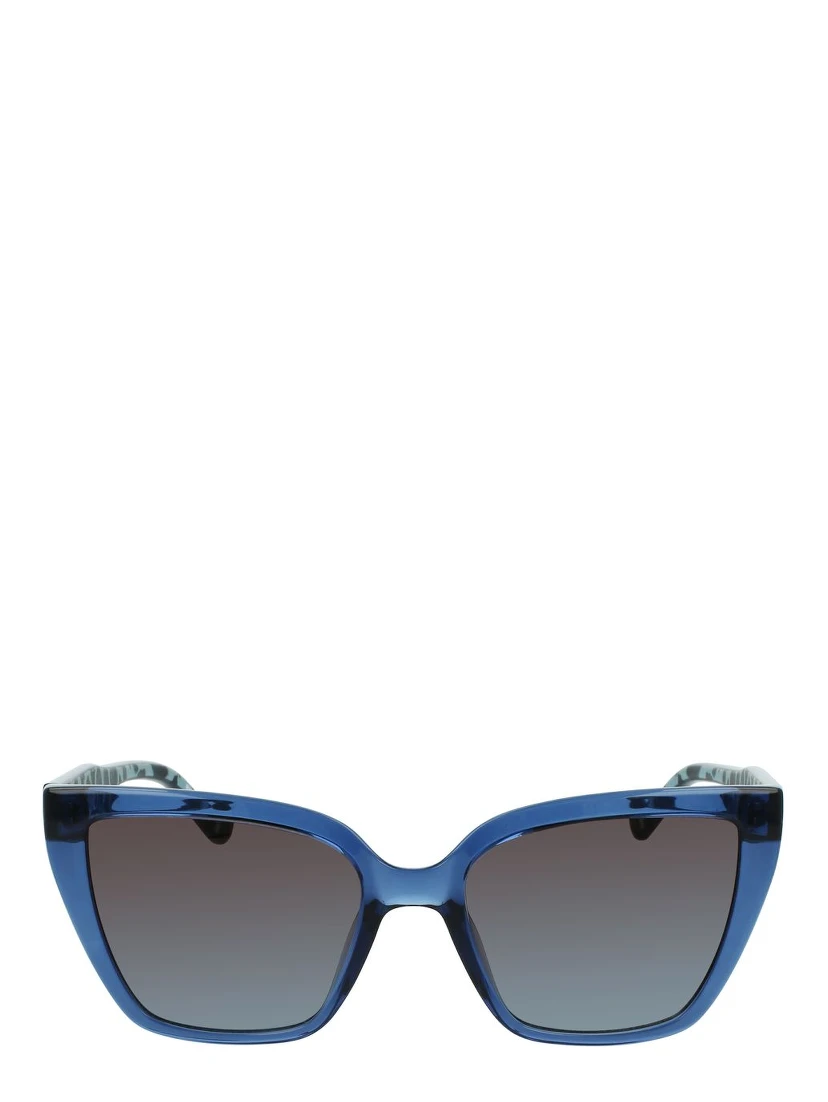 Blue Injected Sunglasses