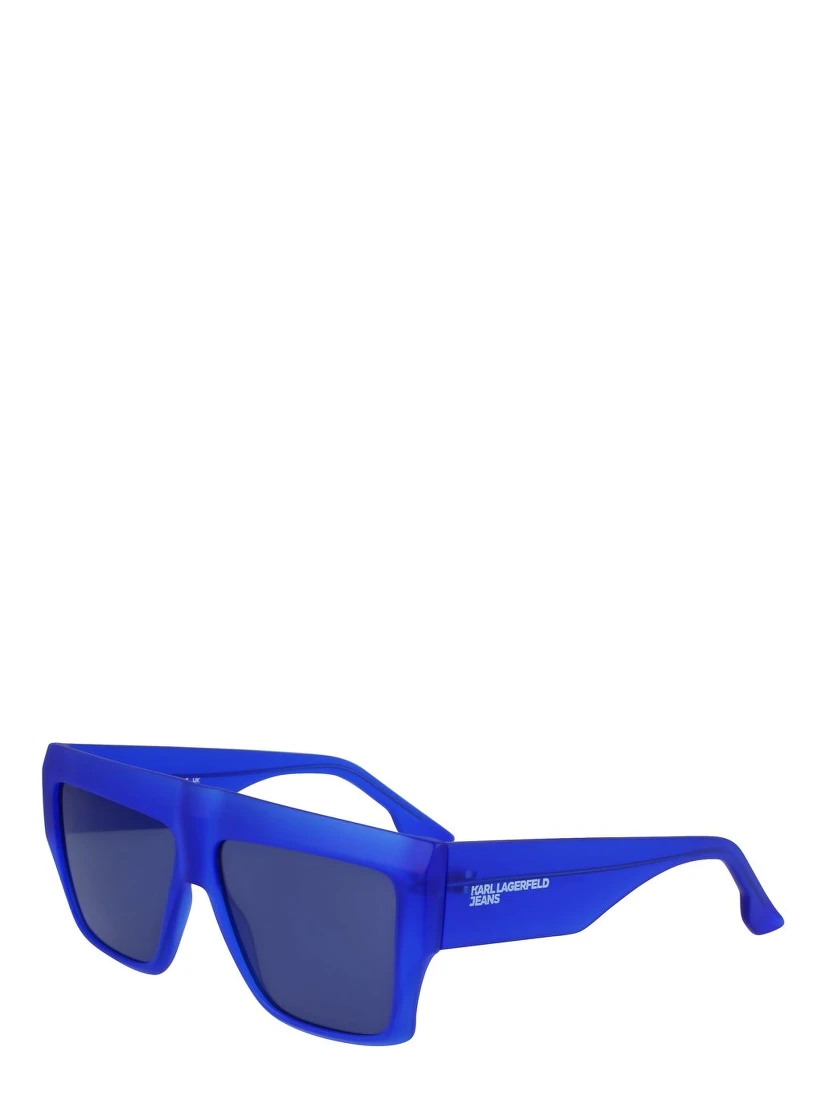 Blue Injected Sunglasses