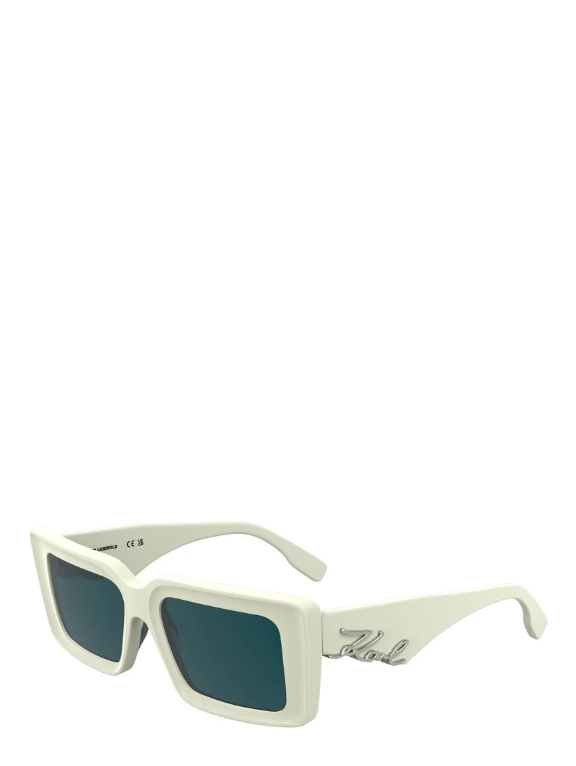 White Acetate Sunglasses