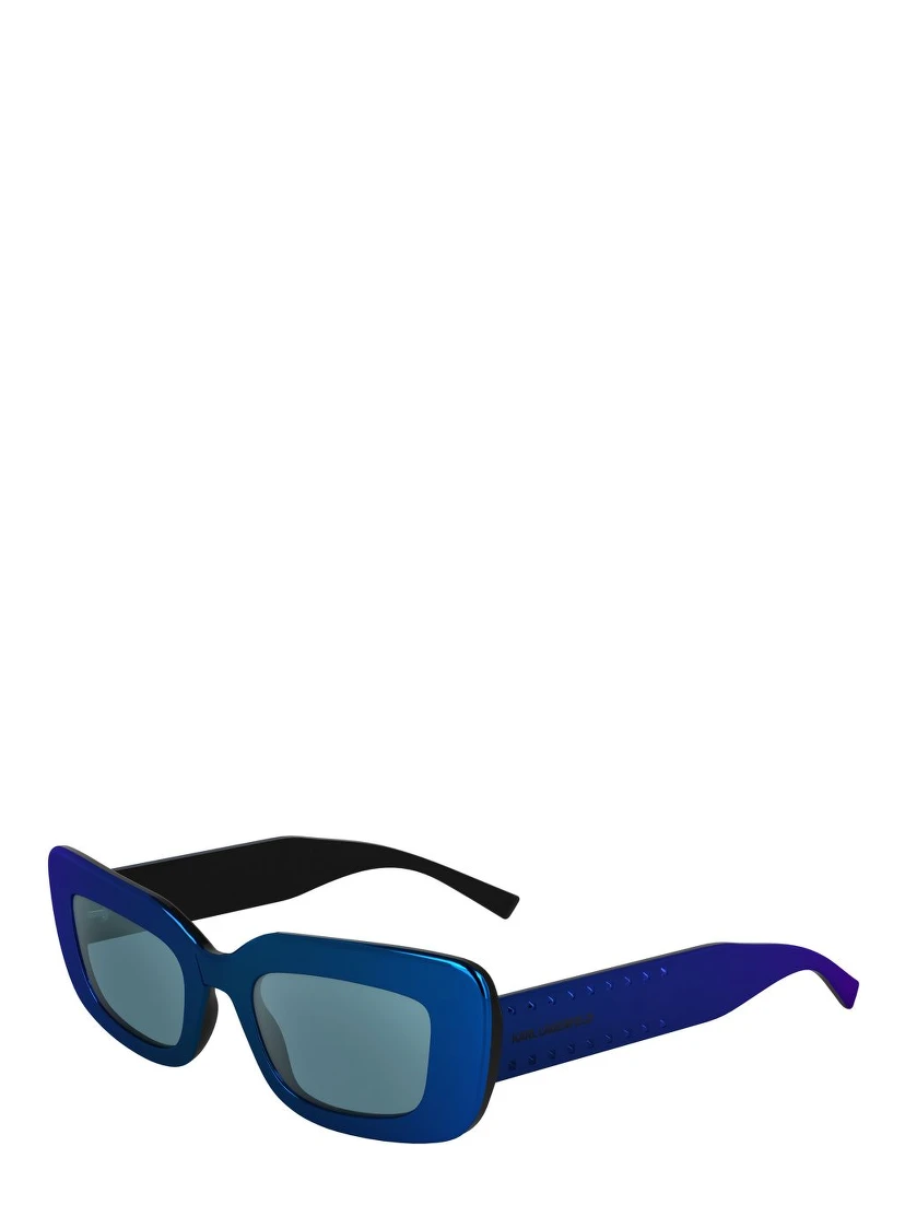 Blue Injected Sunglasses