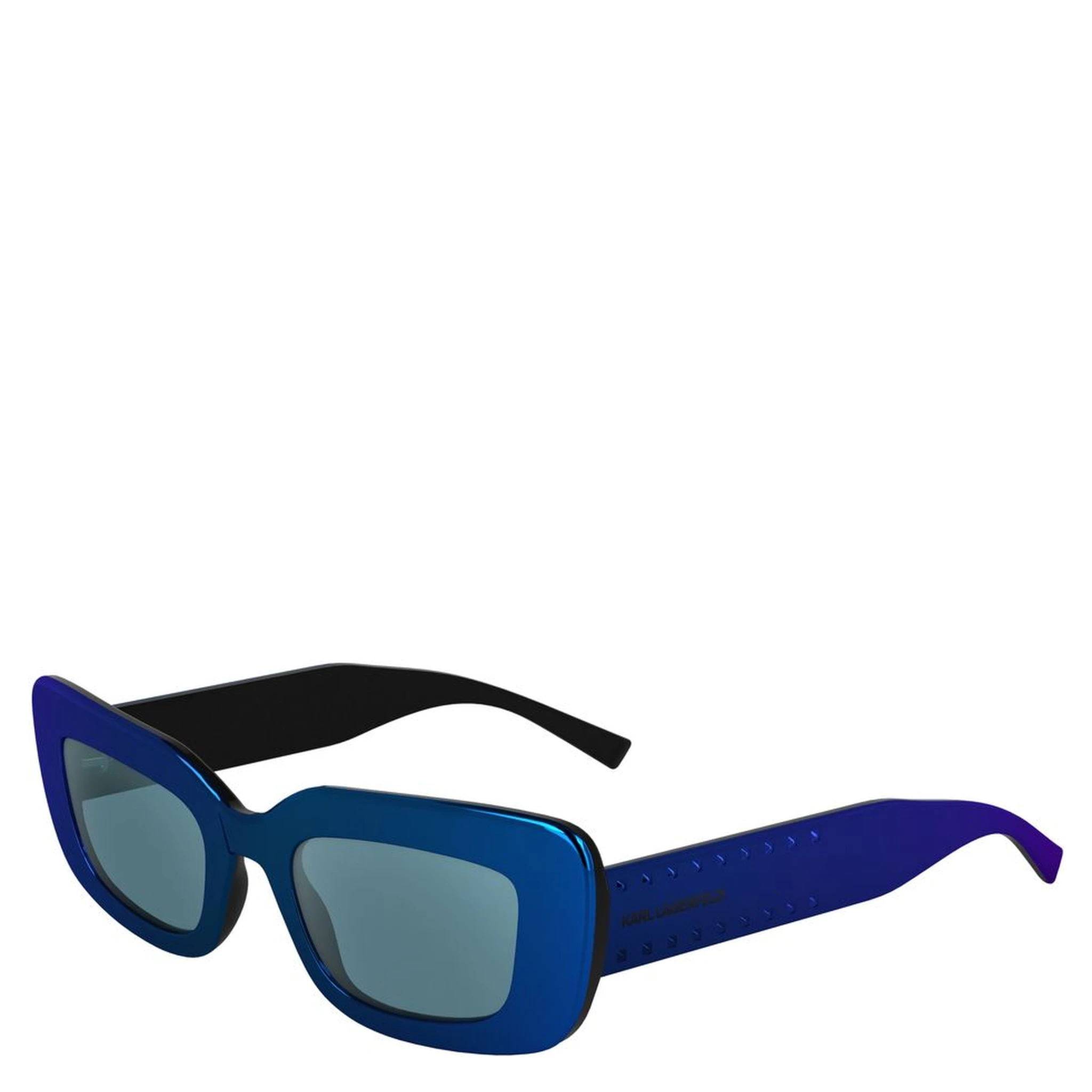 Blue Injected Sunglasses