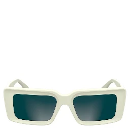 White Acetate Sunglasses