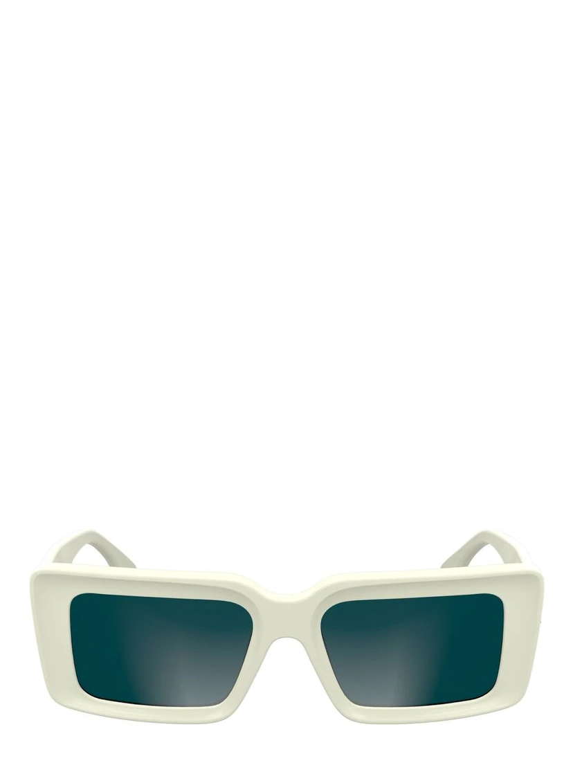 White Acetate Sunglasses