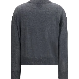 Gray Cashmere Cardigan