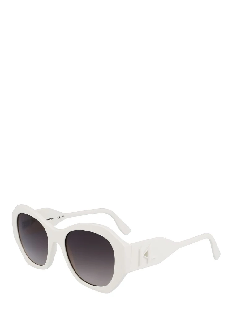 White Injected Sunglasses