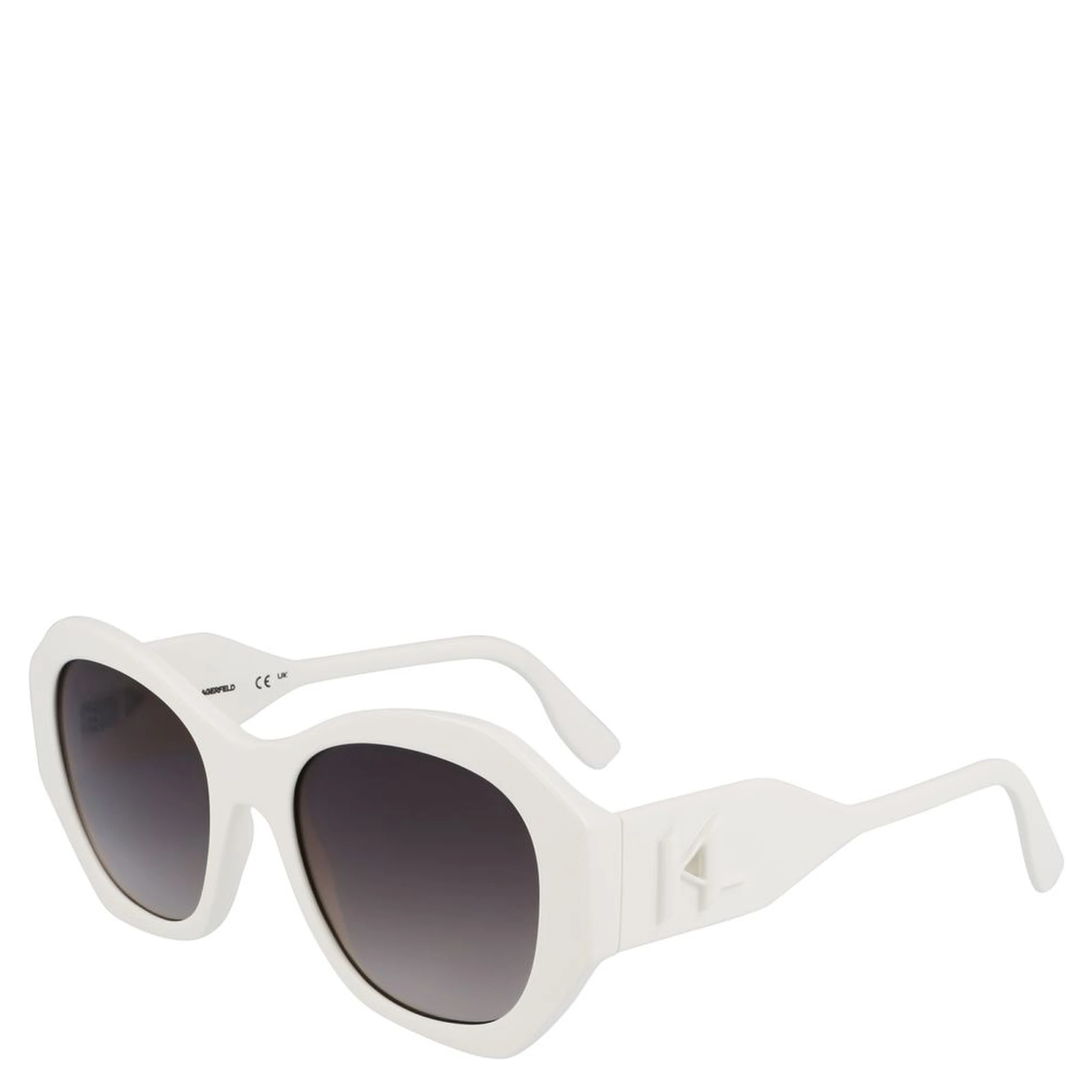 White Injected Sunglasses