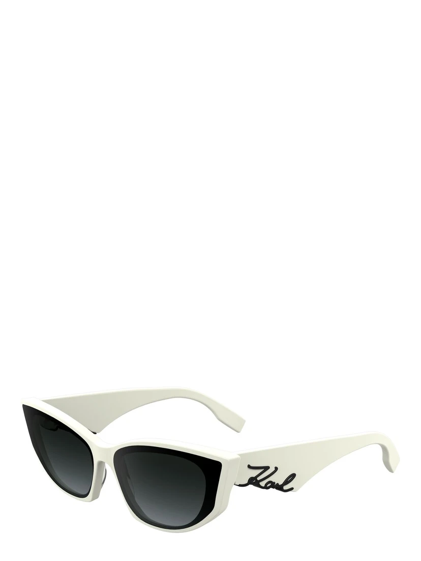 White Acetate Sunglasses