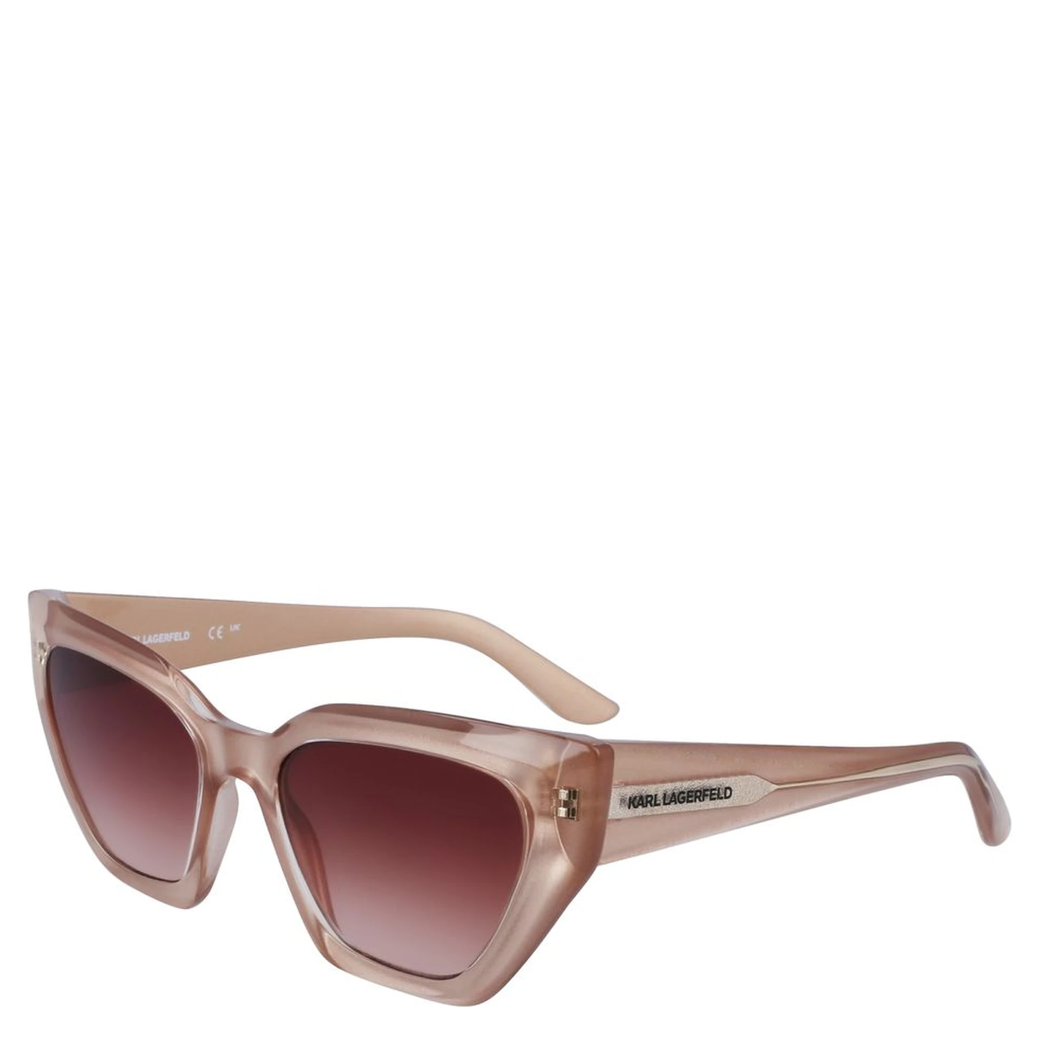 Brown Injected Sunglasses