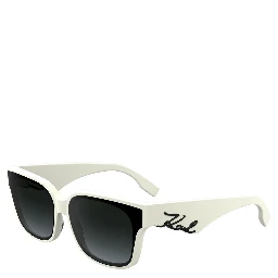 White Acetate Sunglasses