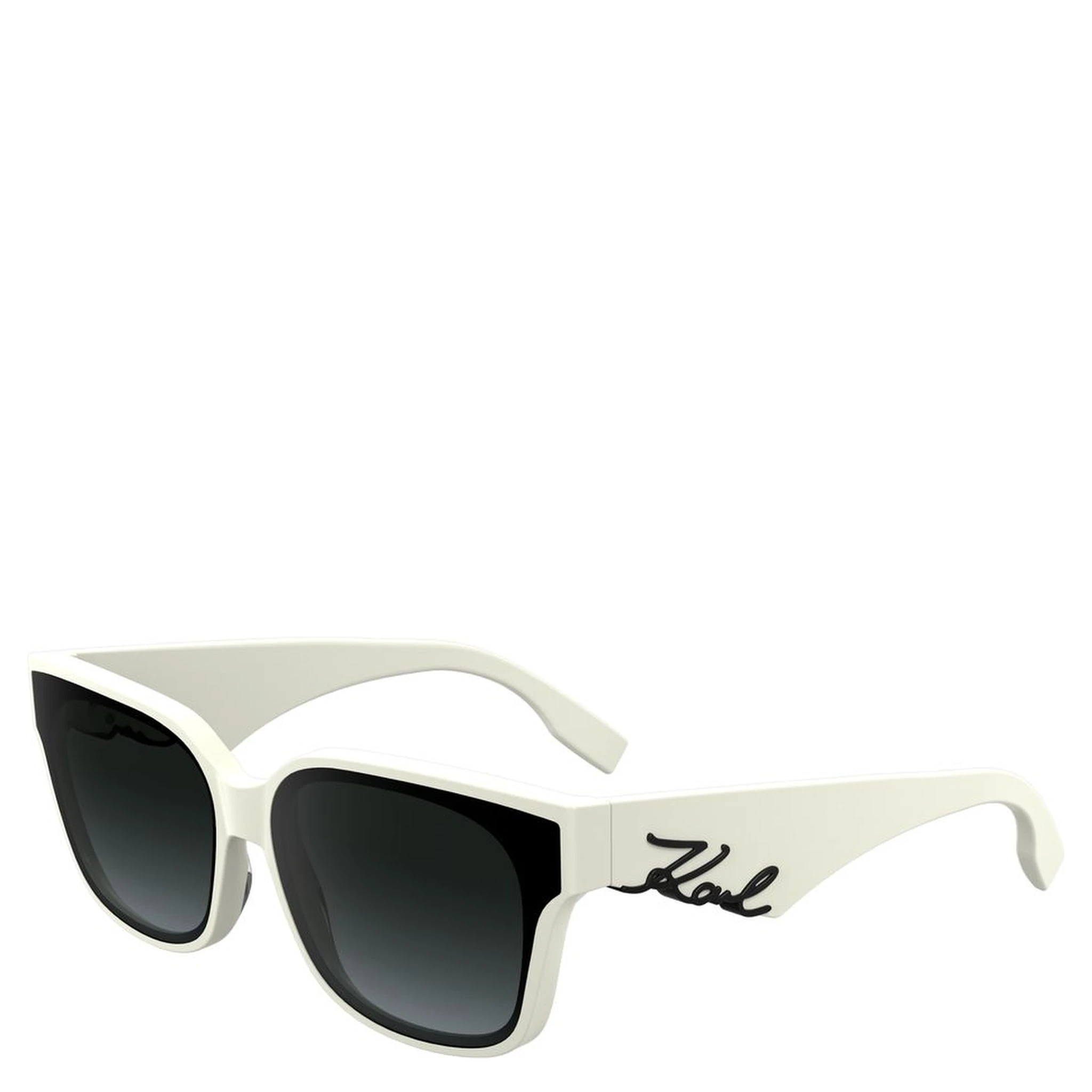 White Acetate Sunglasses