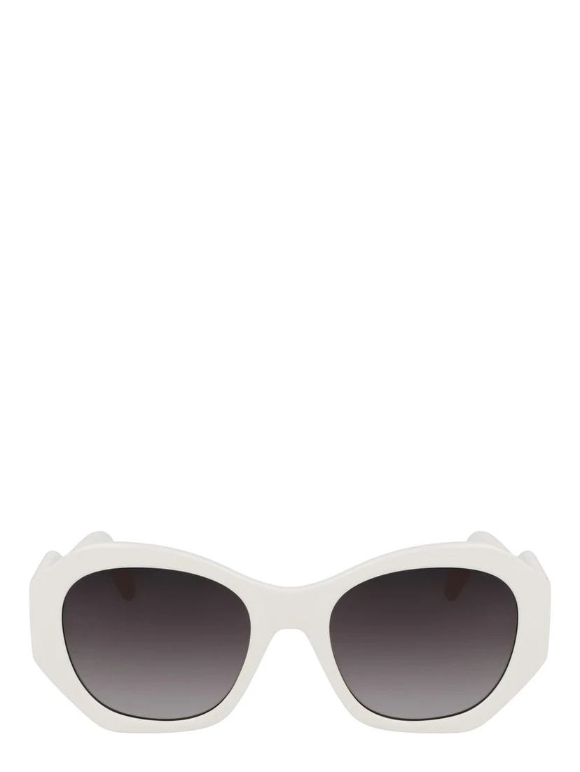White Injected Sunglasses