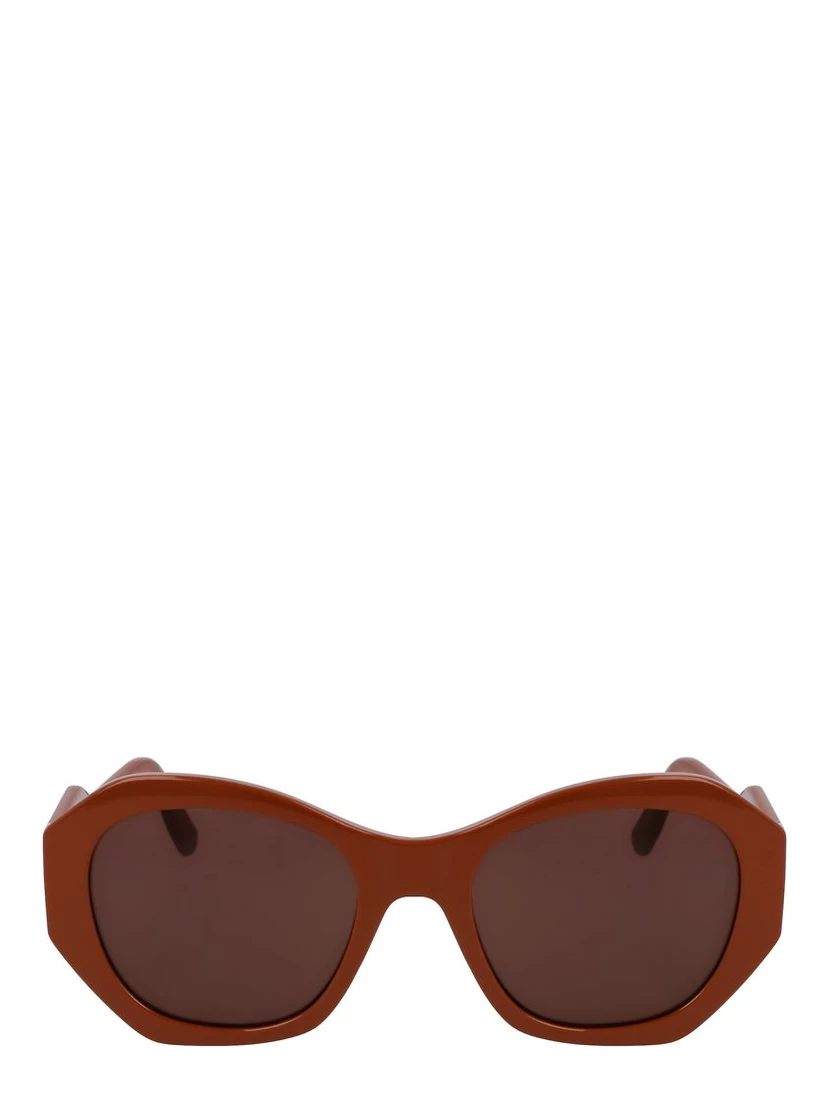 Brown Injected Sunglasses