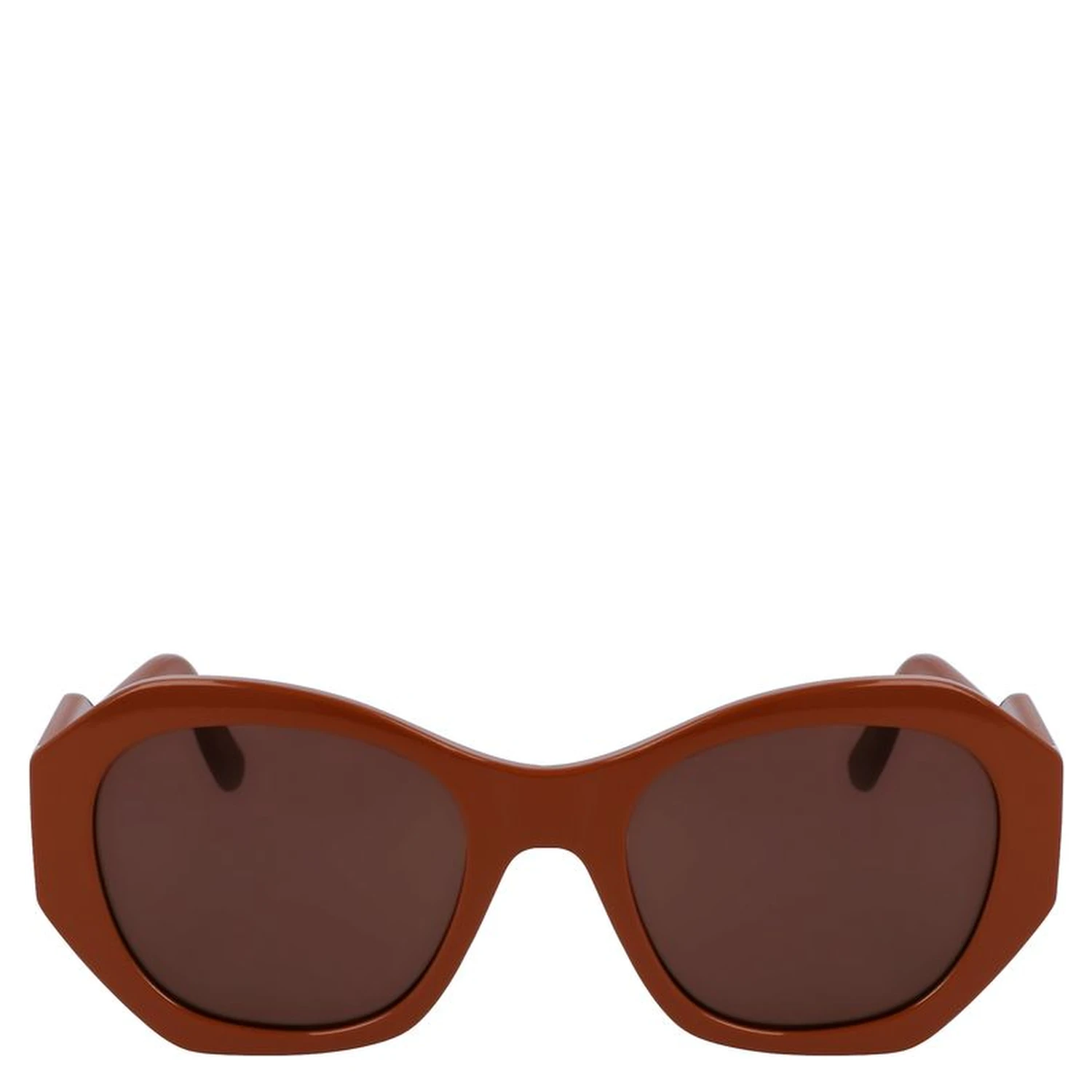 Brown Injected Sunglasses
