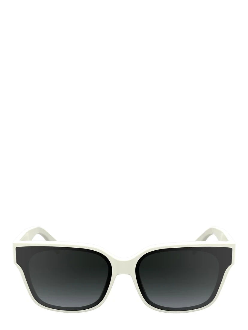 White Acetate Sunglasses