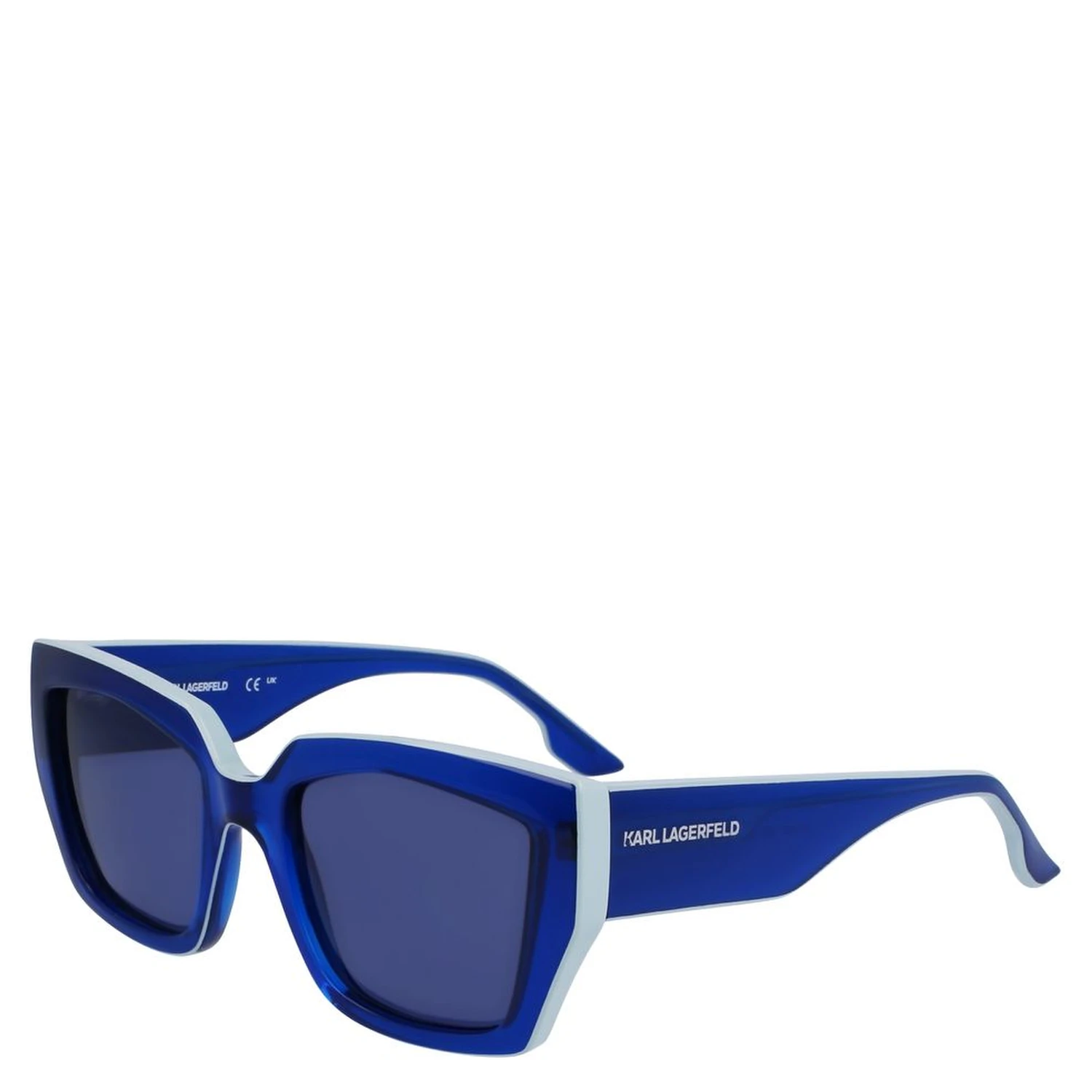 Blue Injected Sunglasses