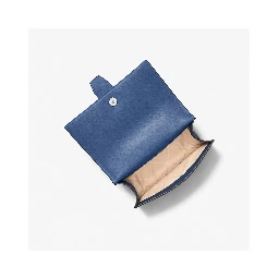 Blue Canvas Crossbody Bag
