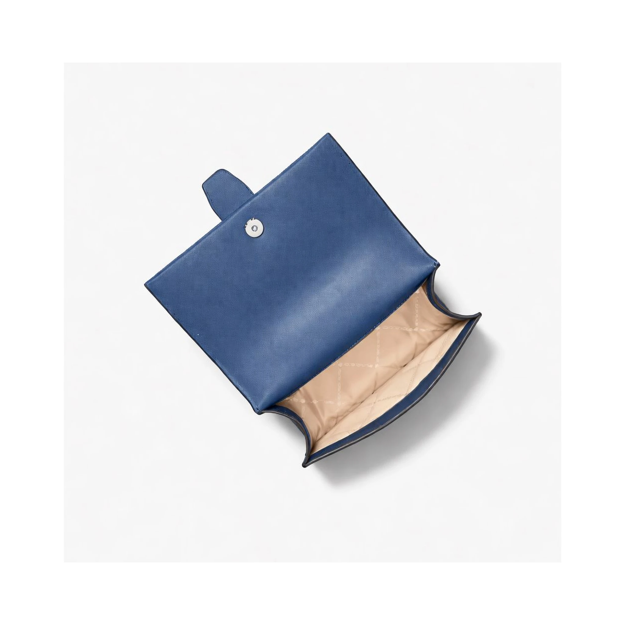 Blue Canvas Crossbody Bag