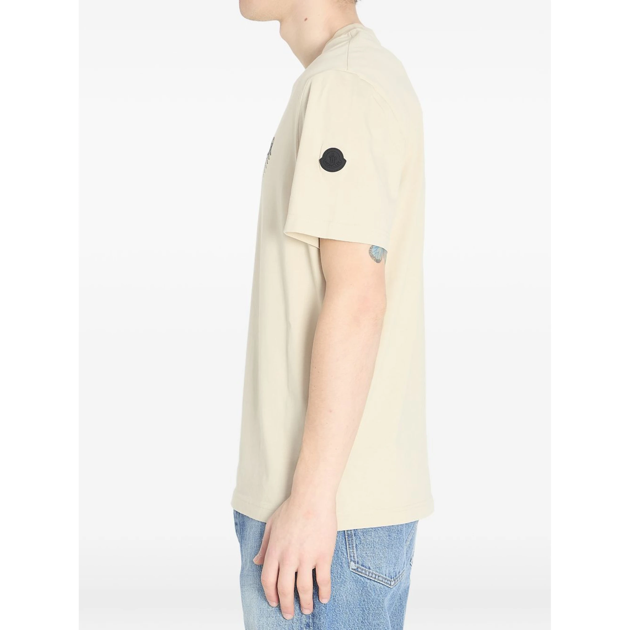 Moncler T-shirts and Polos Grey
