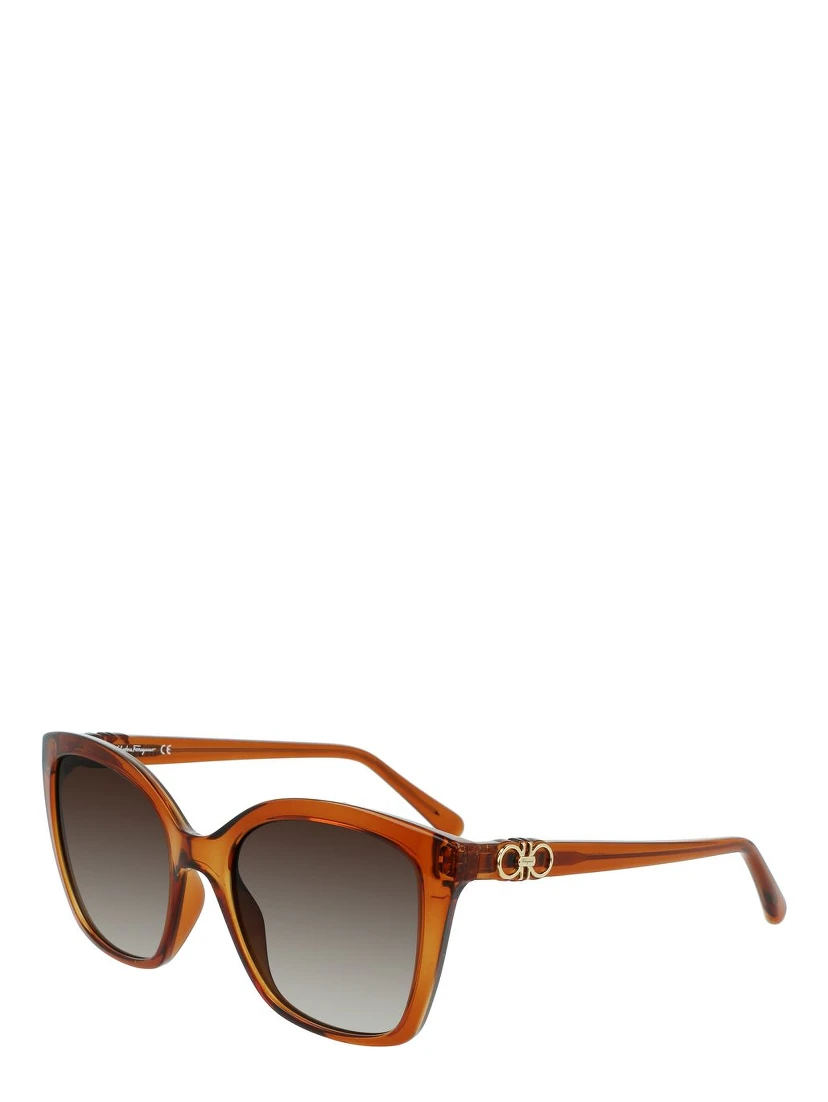 Brown Injected Sunglasses