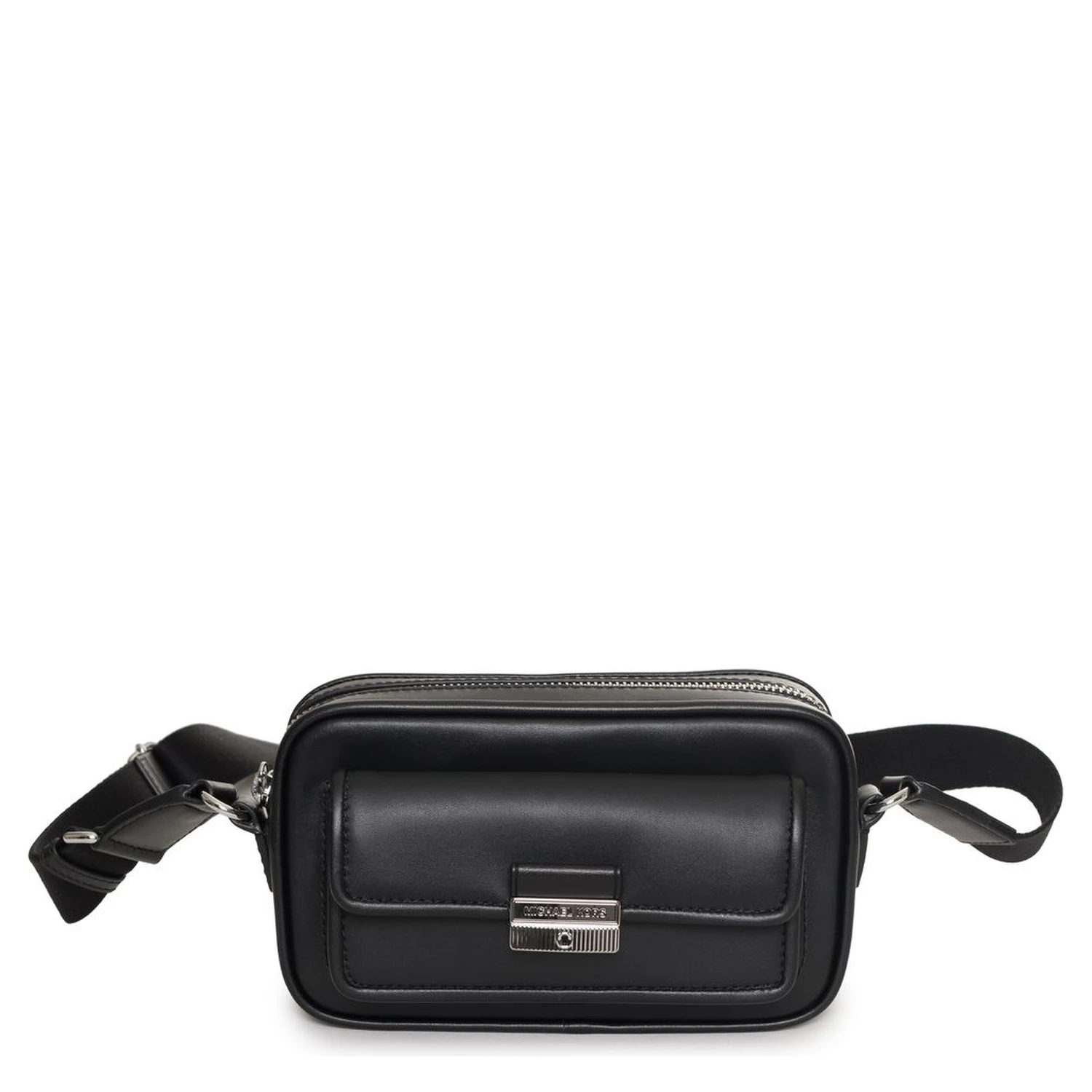 Black Fur Belt Bag