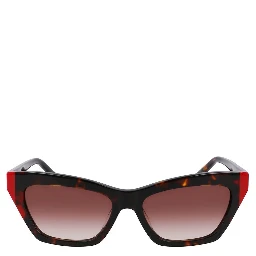 نظارات شمسية بنية اللون من الأسيتات