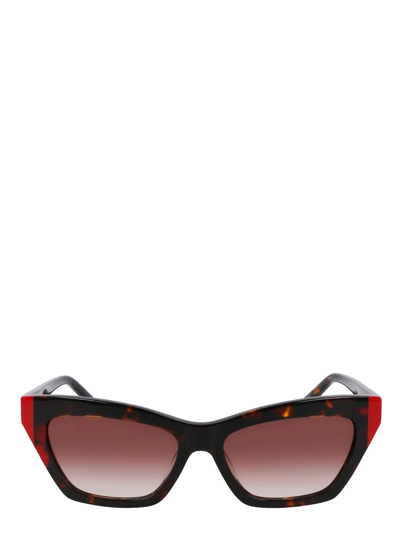 نظارات شمسية بنية اللون من الأسيتات