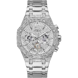 Gray Stainless Steel Dress Watch