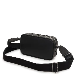 Black Fur Belt Bag