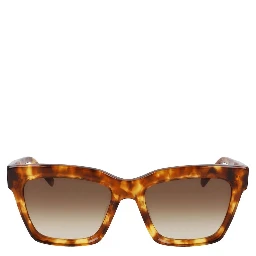 نظارات شمسية بنية اللون من الأسيتات