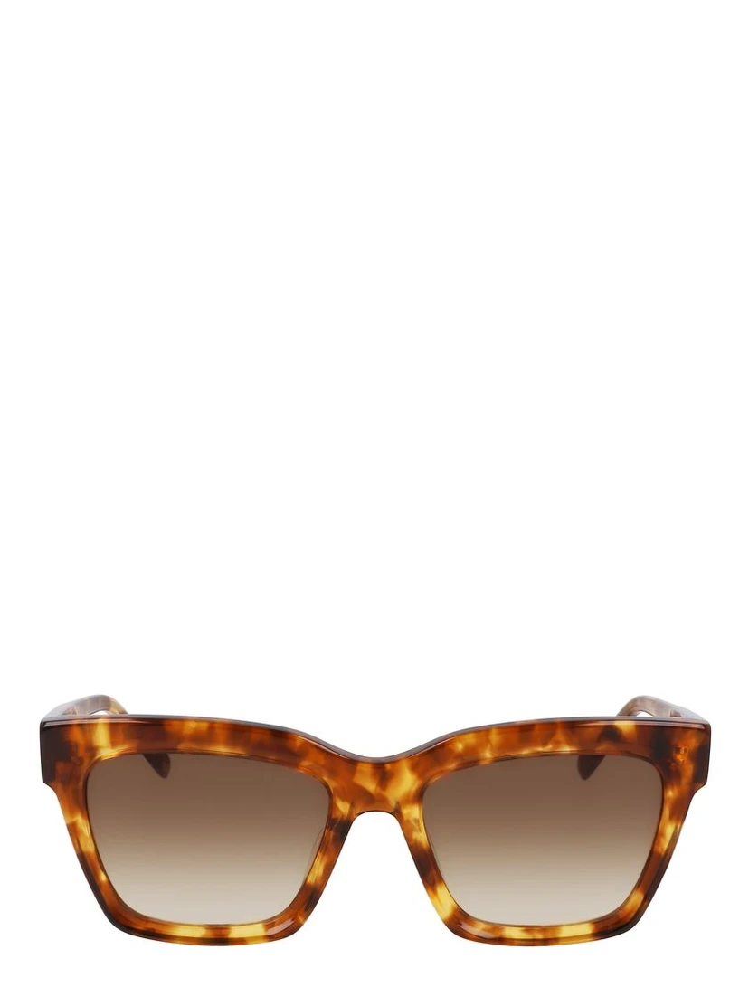 نظارات شمسية بنية اللون من الأسيتات