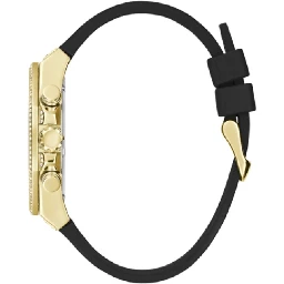 Black Synthetic Dress Watch