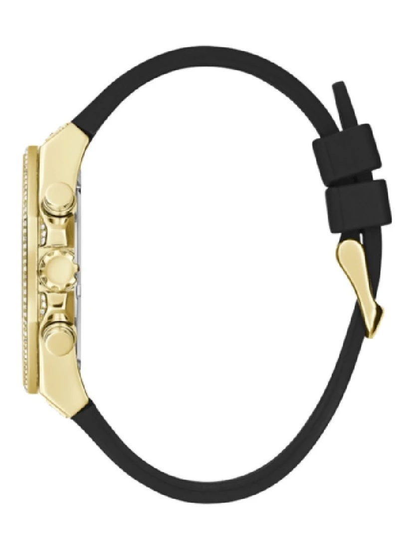 Black Synthetic Dress Watch