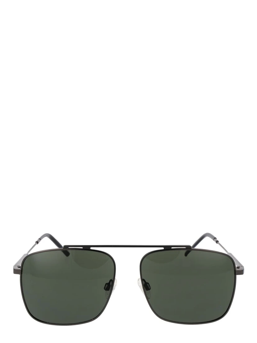 نظارات شمسية معدنية زرقاء