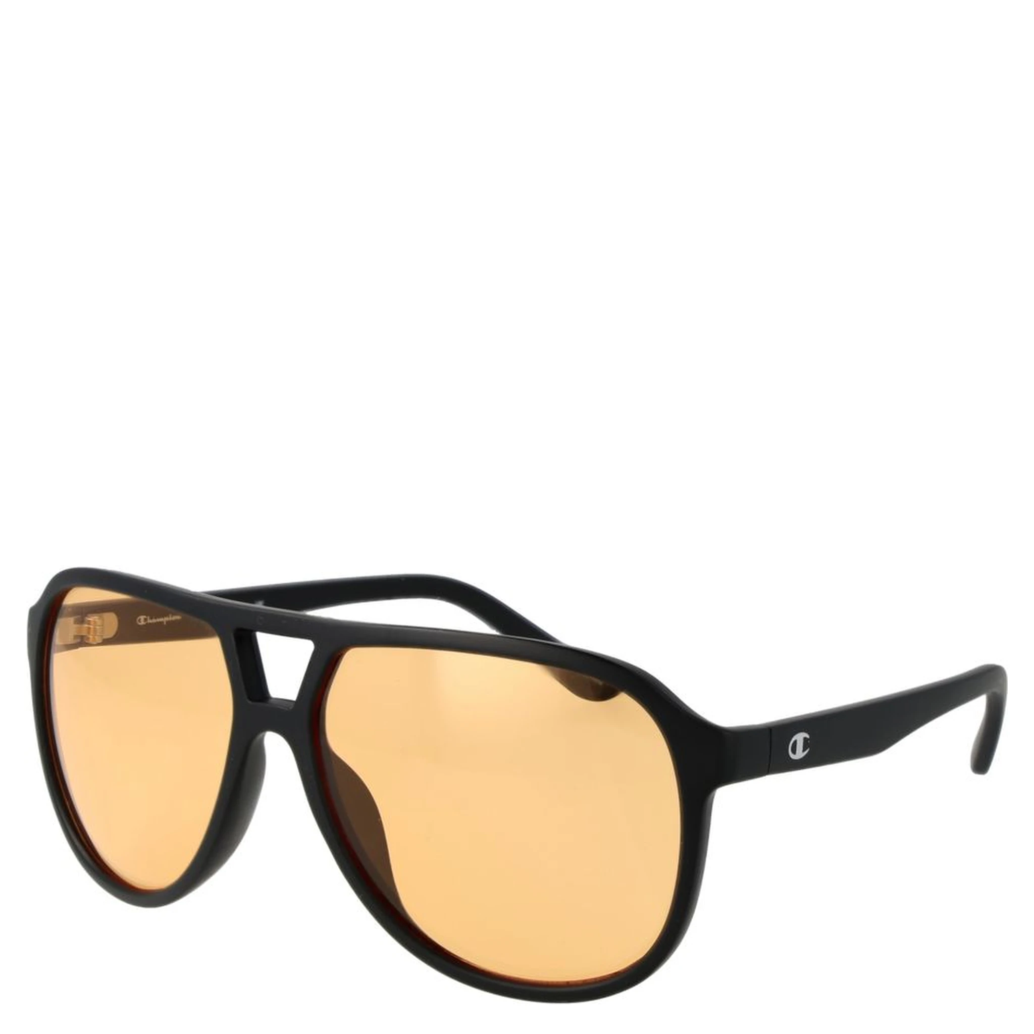 Brown Stainless Steel Sunglasses