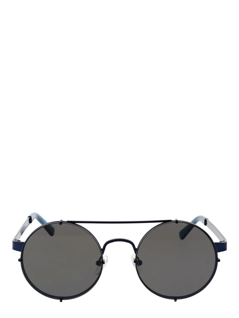 Brown Metal Sunglasses