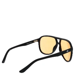 Brown Stainless Steel Sunglasses