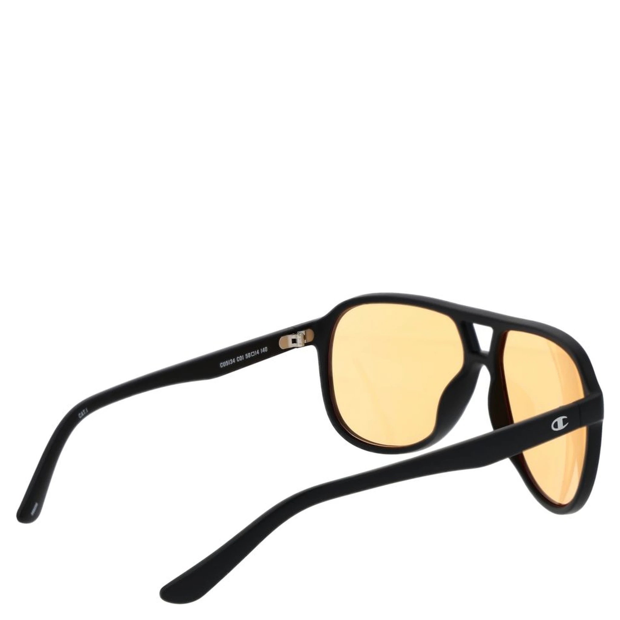 Brown Stainless Steel Sunglasses