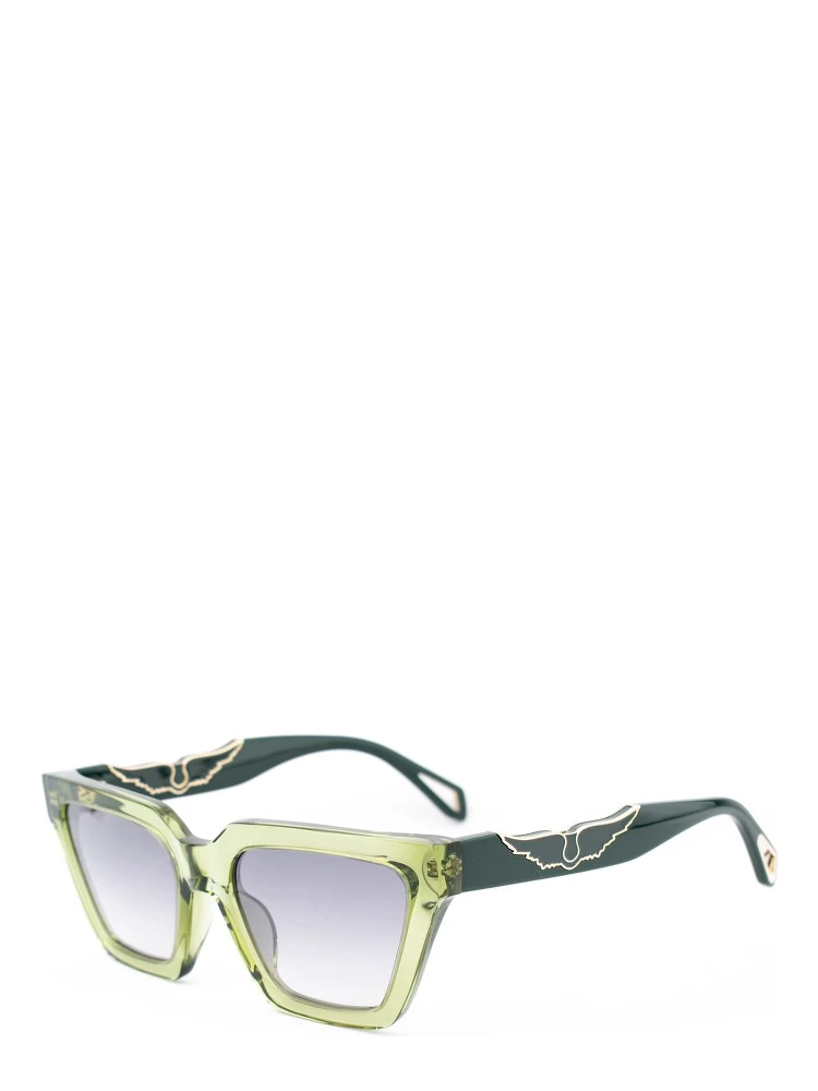 Bicolor Acetate Sunglasses