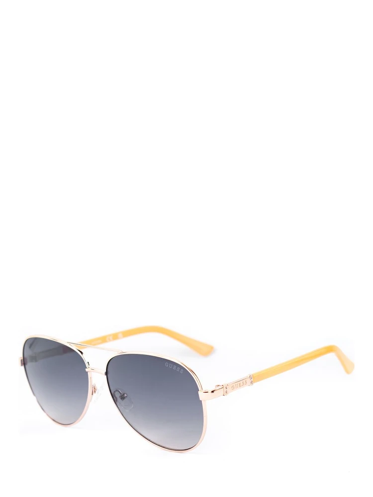 Multicolor Metal Sunglasses