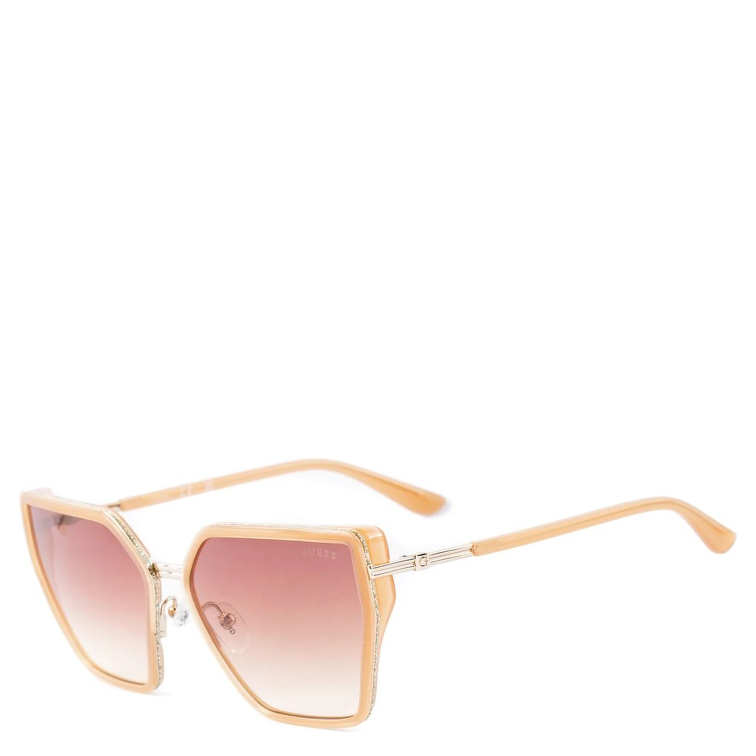 Beige Resin Sunglasses