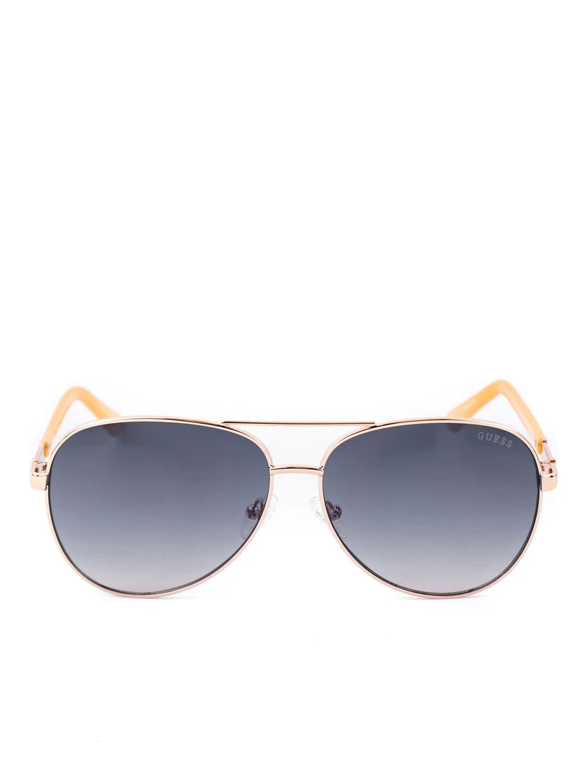 Multicolor Metal Sunglasses
