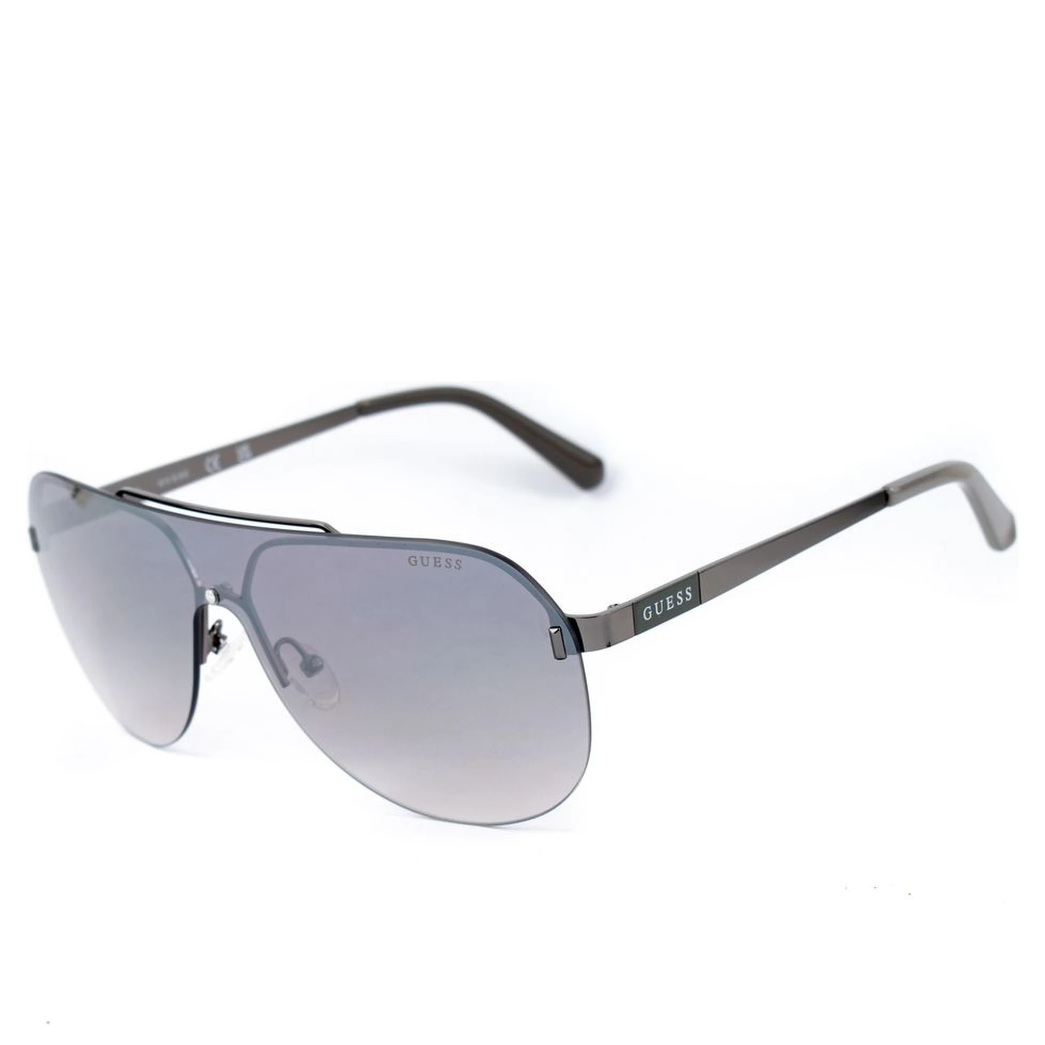 Gray Metal Sunglasses