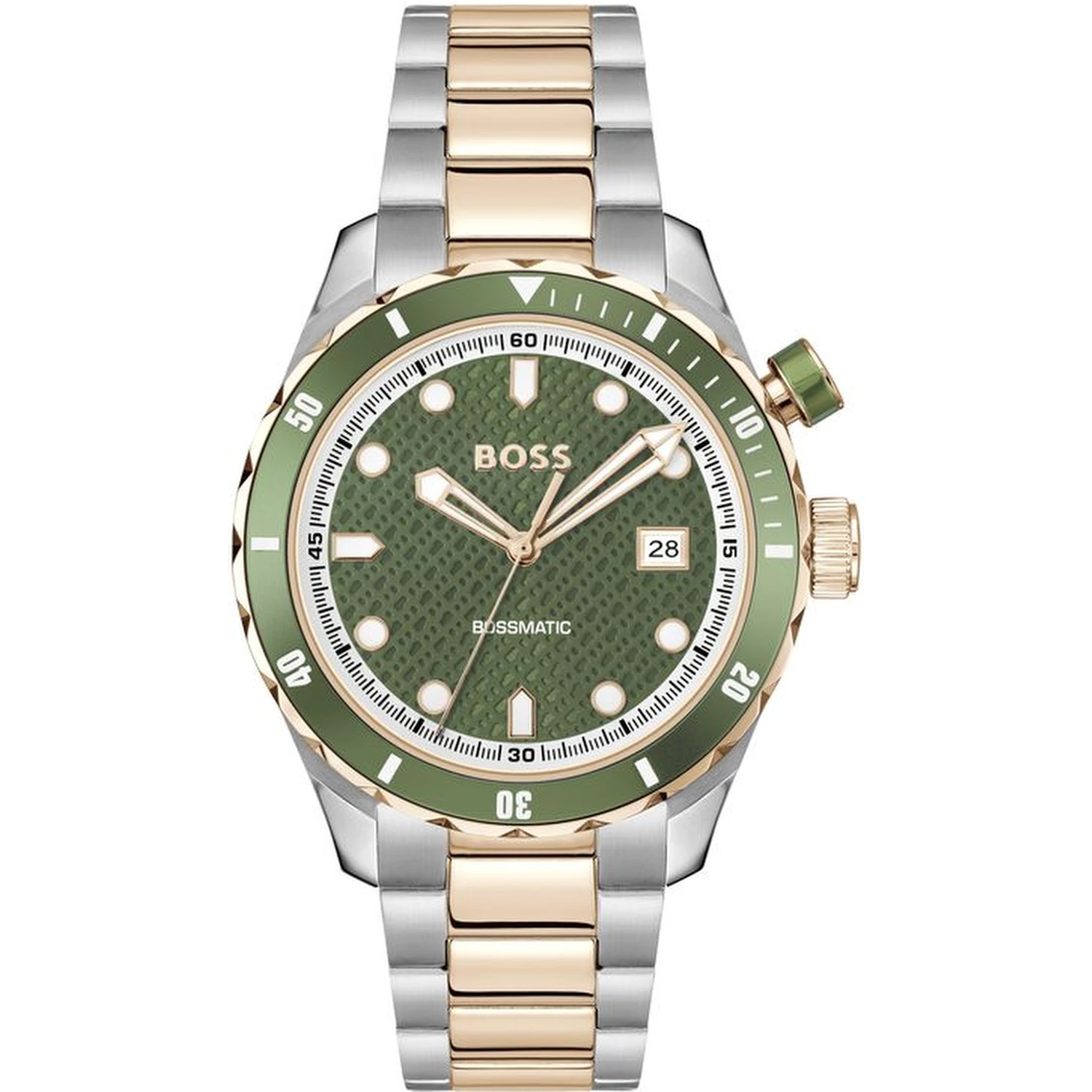 Gray Stainless Steel Dress Watch