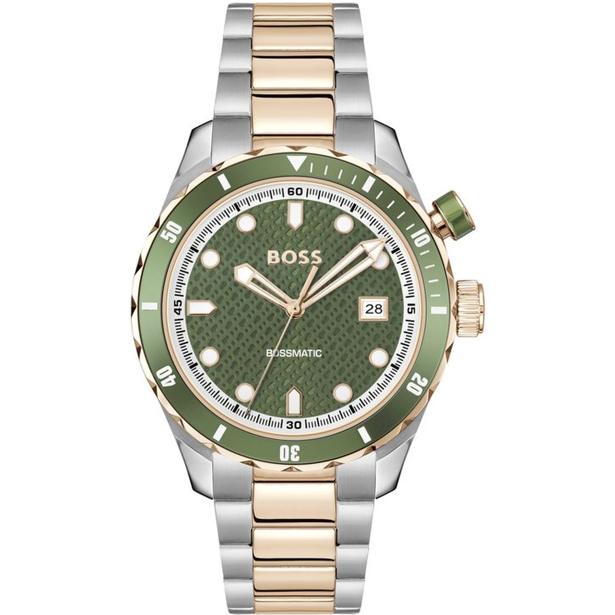 Gray Stainless Steel Dress Watch