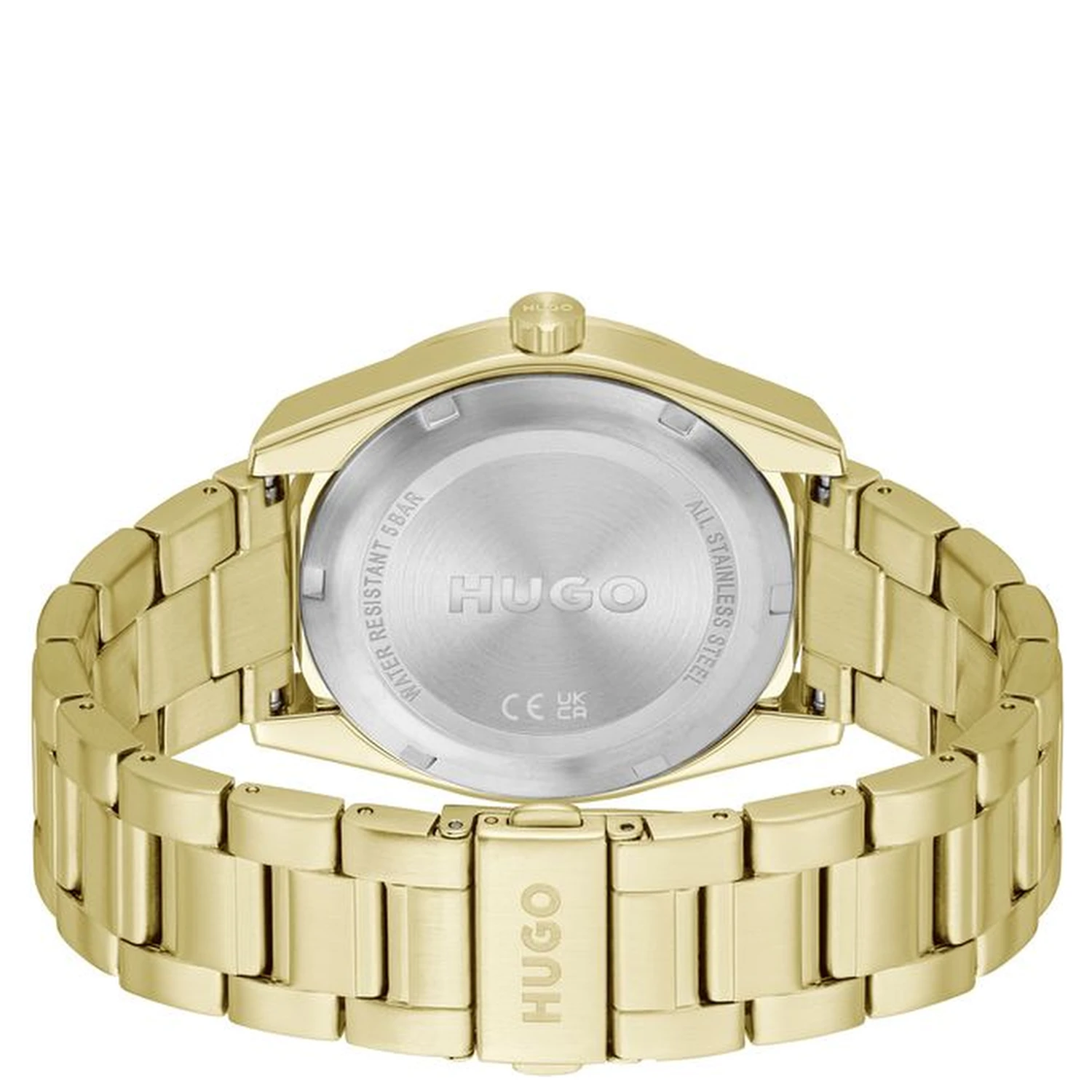 Gold Stainless Steel Dress Watch