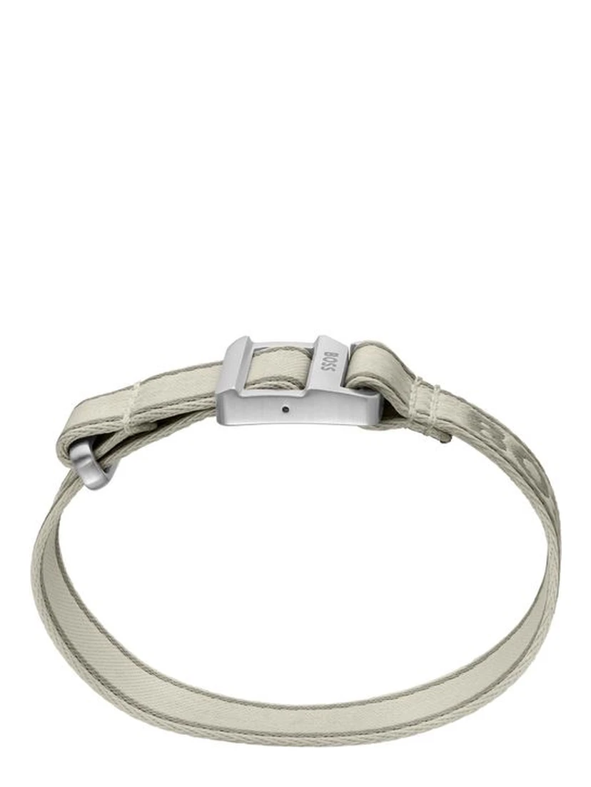 Beige Fabric Bracelet