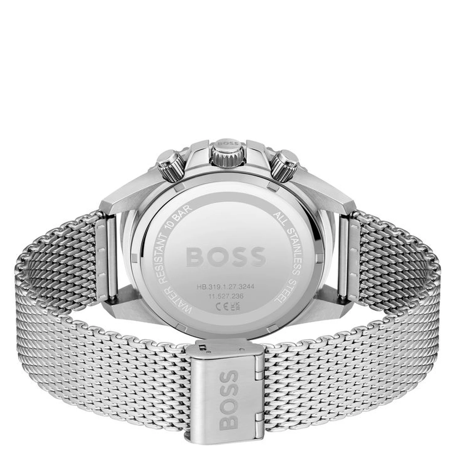 Gray Stainless Steel Dress Watch