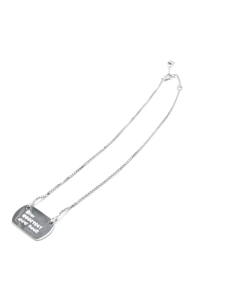 Dior 925 Sterling Silver Antique Art Deco Howard & Co. "Port" Necklace