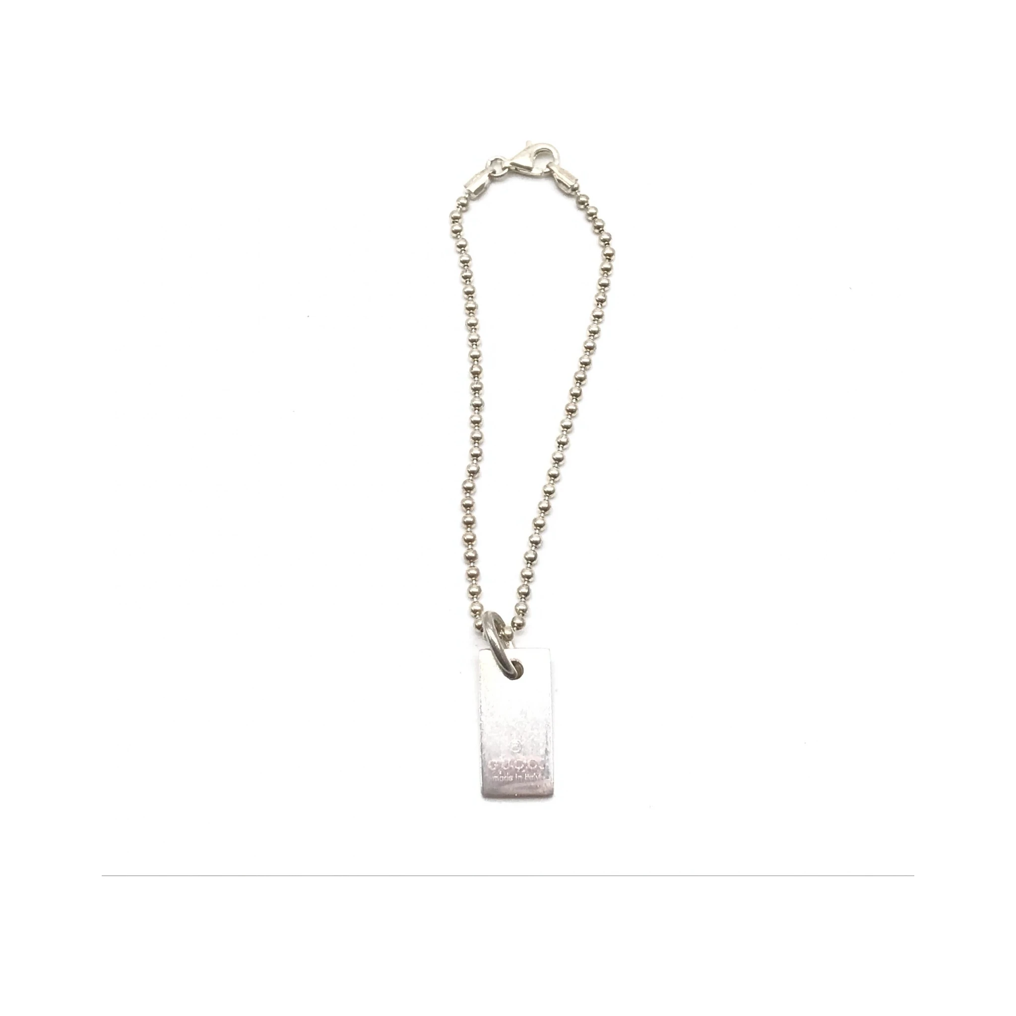 925 Sterling Silver Gucci Necklace