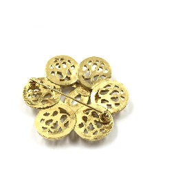 Chanel Costume Jewlery Vintage Brooch Coco Medallian
